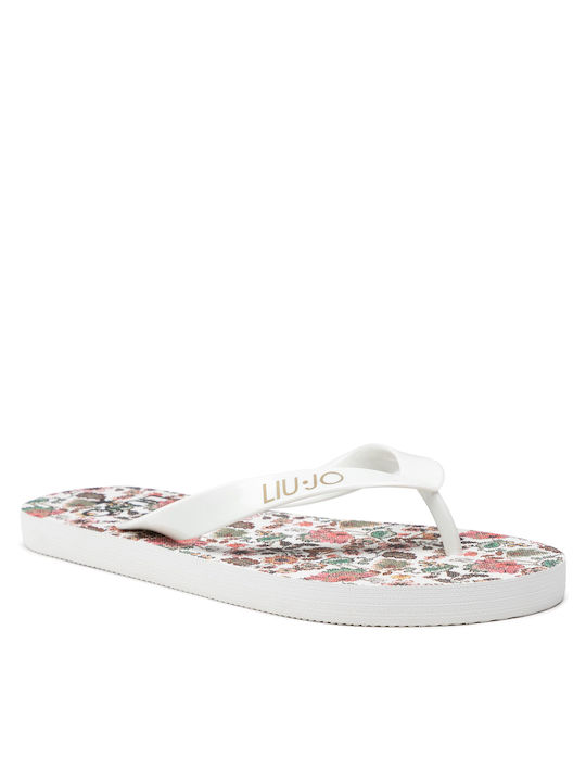 Liu Jo Frauen Flip Flops in Weiß Farbe