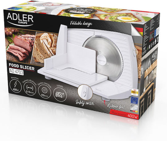 Adler AD-4703 AD 4703 Резачка за зеленчуци/плодове 400W Бял