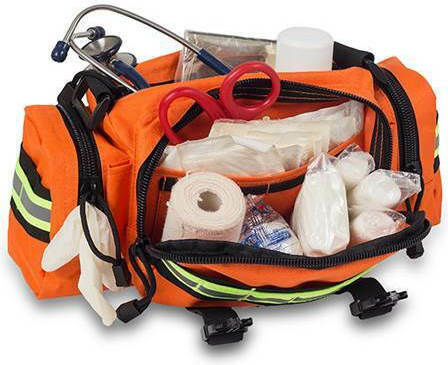 Elite Bags Ιατρικό Σακίδιο Α' Βοηθειών Emergency σε Πορτοκαλί Χρώμα