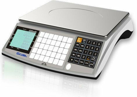 iScale Electronic Retail Scale with Weighing Capacity of 15kg and Division 5gr