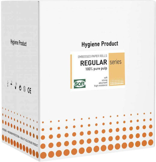 Bournas Medicals Εξεταστικό Ρολό Χάρτινο Regular Standard 40εκ. x 50μ. Λευκό