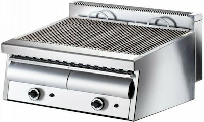 Vrettos Artemis 2 Grill LPG Wasser 21kW mit Abmessungen 82x69x34cm