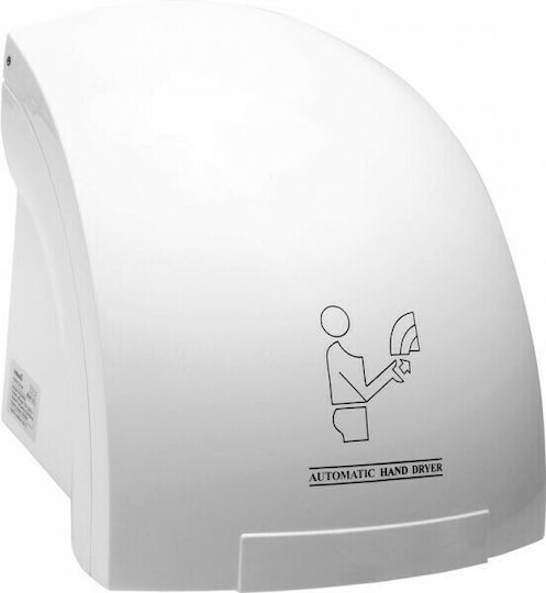 Lineme Plastic Hand Dryer with Sensor in White Color 1.8kW 22-00400