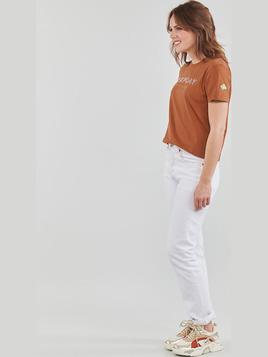 Damen T-Shirt Orange