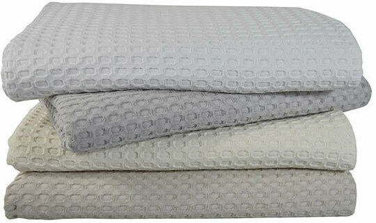 Homeline Egypt Super Double Hotel Pique Blanket Beige 240x260cm 10pcs