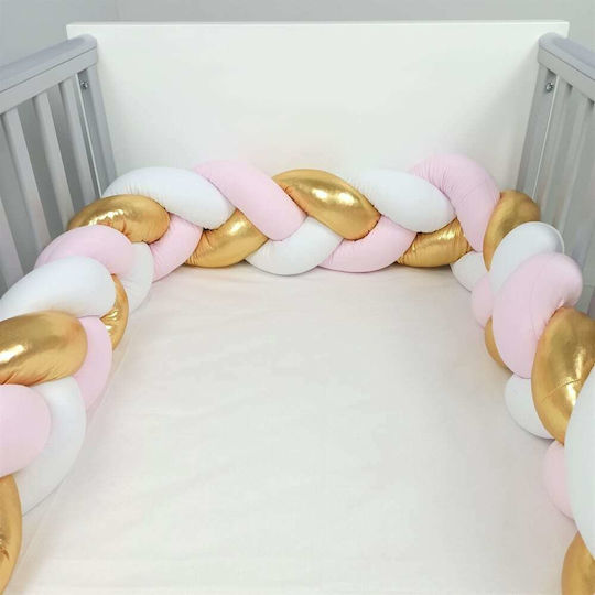 Baby Star Πάντα Πλεξούδα Εσωτερική Ροζ 19x210cm