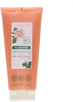 Klorane Creme de Douche Lait de Rose Schaumbad in Gel Granatapfel (1x200ml) 200ml