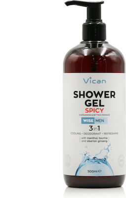 Vican Wise Men Spicy Shower Gel 500ml