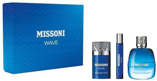 Missoni Wave Ανδρικό Σετ με Eau de Toilette