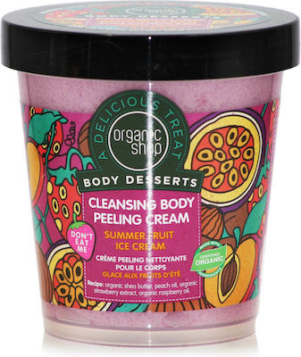 Organic Shop Body Desserts Scrub pentru corp Summer Fruit Ice Cream 450ml