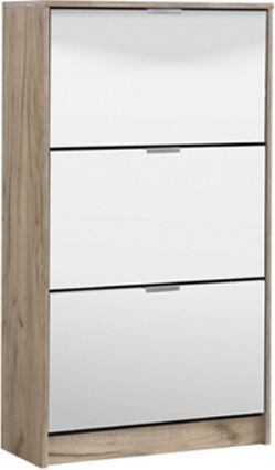 Ξύλινη Παπουτσοθήκη Hugo 23 με 3 Ράφια Sonoma Μ67xΠ28xΥ119cm