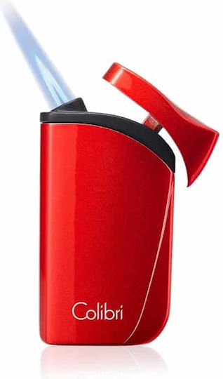 Colibri Falcon Windproof Flame Lighter Jet Type in Red Color