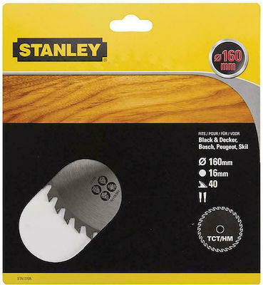 Stanley STA13145 Cutting Disc Wood 190mm with 40 Teeth 1pcs