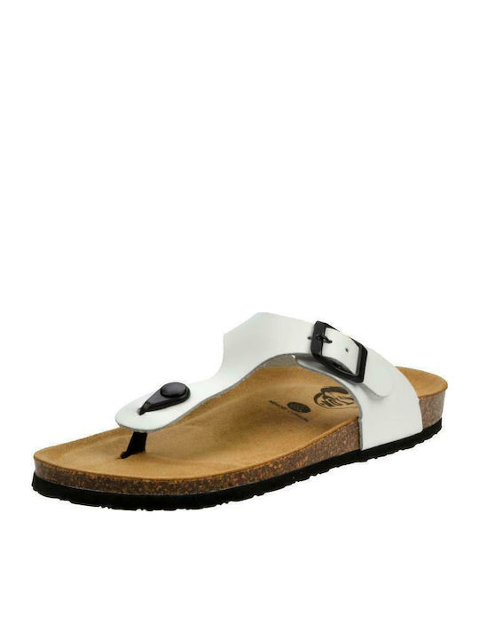 Bolero Leather Women's Flat Sandals Anatomic Rust White