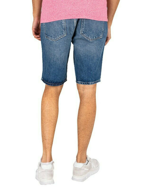 Superdry Herrenshorts Jeans Blau