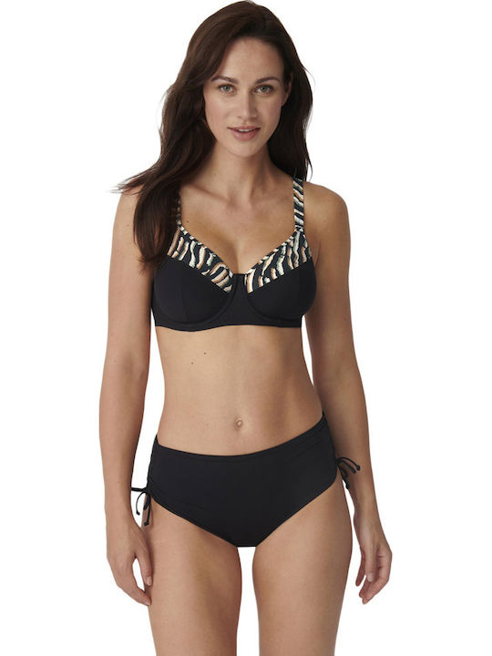 Charm Elegance 2.0 Bikini Σουτιέν Animal Print Μαύρο