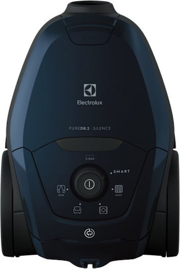 Electrolux PD82-4ST Ηλεκτρική Σκούπα 500W με Σακούλα 3.5lt Μπλε