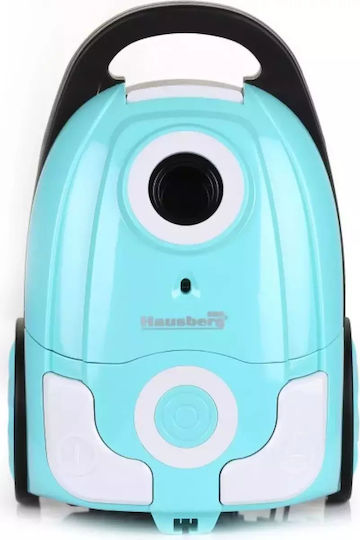 Hausberg HB-2004VR Ηλεκτρική Σκούπα 700W με Σακούλα 3lt Γαλάζια