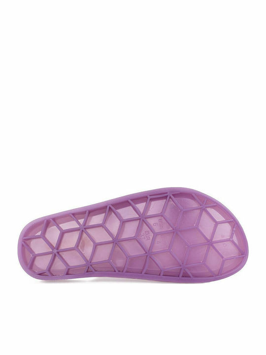 Șlapi În Culoare Violet