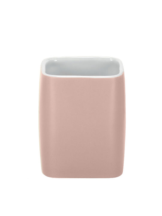 Kleine Wolke Cubic Ceramic Cup Holder Countertop Pastel Pink