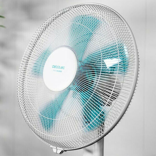 Cecotec Forcesilence 520 Power Ανεμιστήρας Ορθοστάτης 50W Διαμέτρου 40cm Λευκός