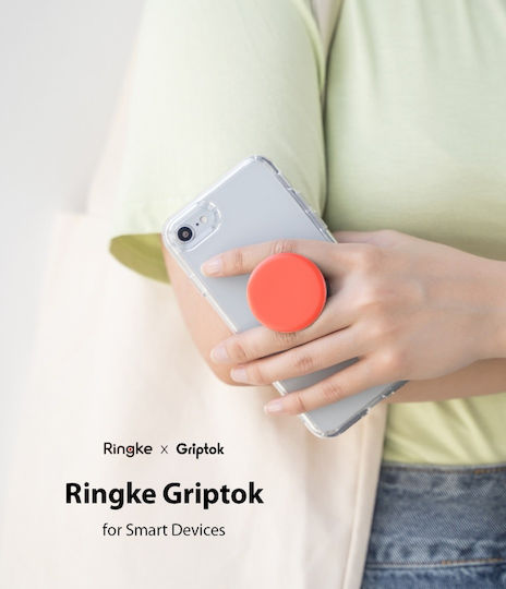 Ringke Pop Socket Griptok Мобилен Classic Coral Червен C63140005