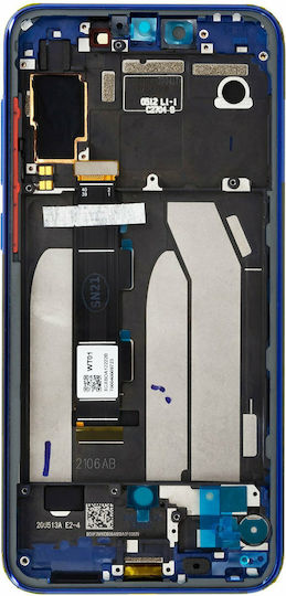 Xiaomi Οθόνη mit Touch-Mechanismus und Rahmen für Mi 9 SE (Blau)