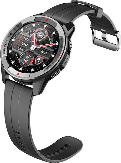 Mibro X1 Αδιάβροχο Smartwatch με Παλμογράφο (Μαύρο)