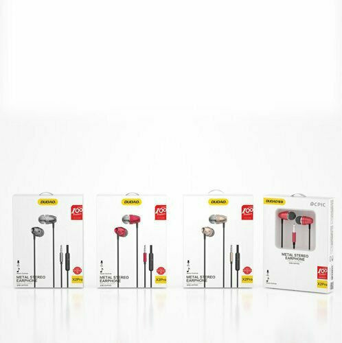 Dudao X2 Pro In-ear Handsfree με Βύσμα 3.5mm Κόκκινο