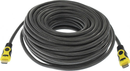 Andowl HDMI 1.4 High Speed 1080p 120Hz Cable HDMI Male - HDMI Male 30m Black