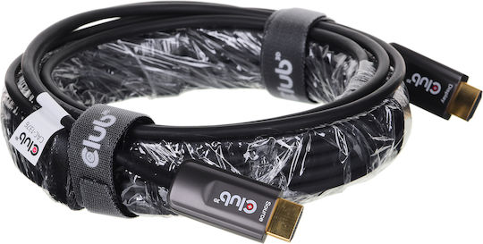 Club3D HDMI 2.1 Ultra High Speed 48Gbps 4K 120Hz HDR VRR Cable HDMI Male - HDMI Male 10m Black