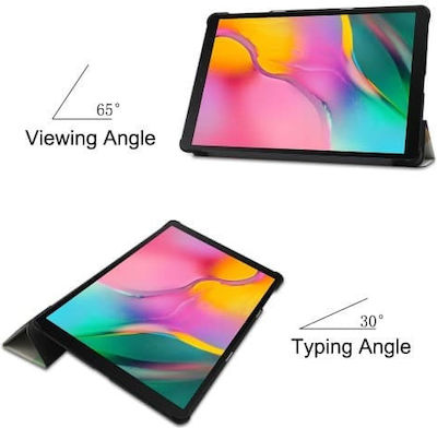 Techsuit Flip Cover Piele artificială Negru (Galaxy Tab S8 Ultra)