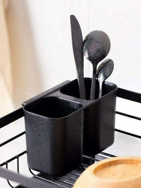 Navaris Metallisches Schwarz Spülbeckenablauf 41.5x30.5x14cm