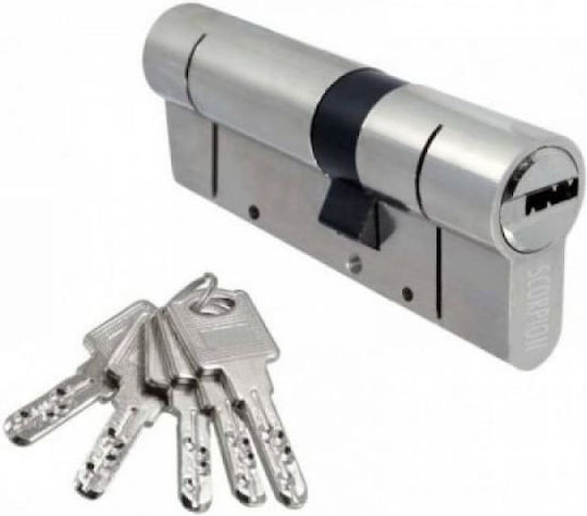 Scorpion Lock Cylinder Security 62mm (31-31) with 1 Keys Gold