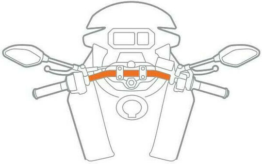 Lampa Titan Series Mount Phone Motorcycle with Clip for Steering Wheel 22-32 mm / 18mm