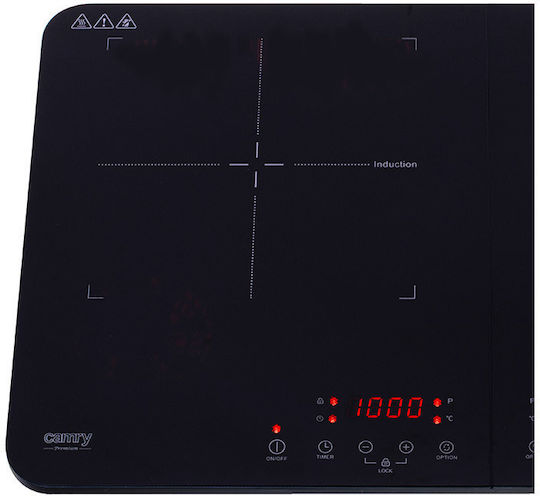 Camry CR-6514 Countertop Induction Double Black Burner