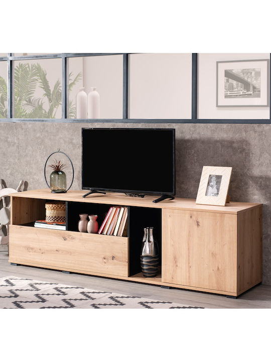 Cordoba Particle Board TV Furniture with Drawers Natural L174xW40xH50.5cm