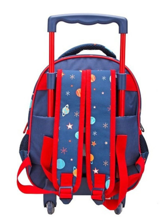 Must Eva Space Rocket School Bag Trolley Kindergarten Multicolored