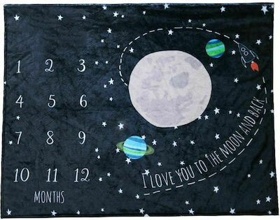 Baby photo mat 100x75 - galaxy