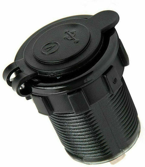Motorradladegerät mit Anschlüssen: 2xUSB