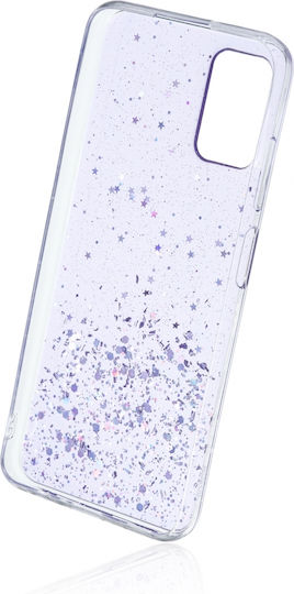 Naxius Glitter Back Cover Silicone Purple (Galaxy A03s)