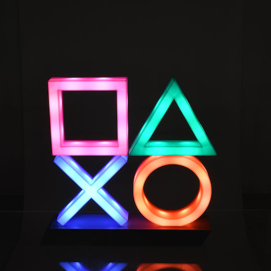 GloboStar LED Детско Декоративно Осветление Playstation Многоцветен 30.5x6x29.5εκ.