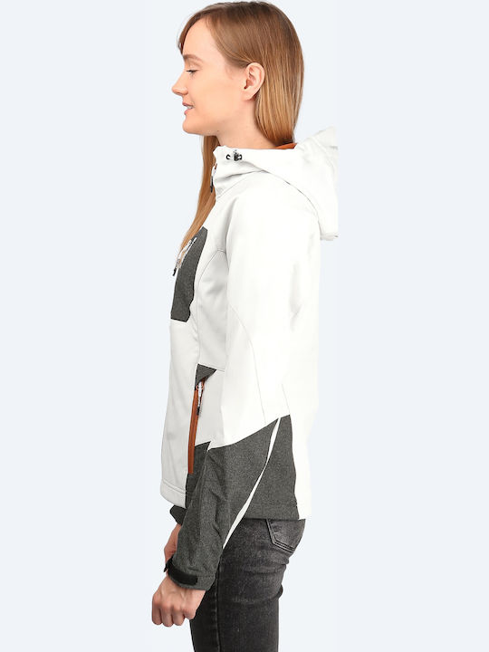 Dahlgren Softshell Γυναικείο Μπουφάν Λευκό