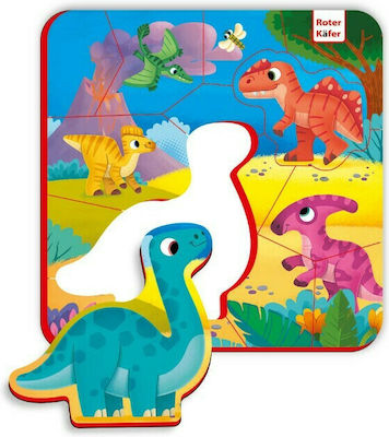 Παιδικό Puzzle Δεινόσαυροι 17pcs για 3+ Ετών Roter Kafer