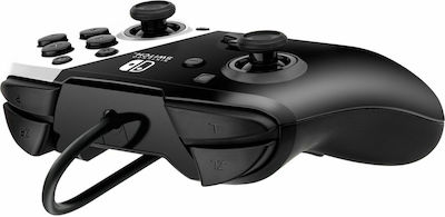 PDP Faceoff Deluxe+ Verkabelt Gamepad für Schalter Black & White