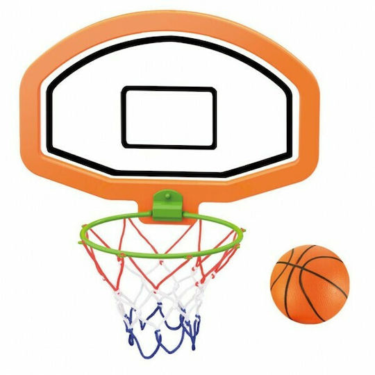Luna Outdoor Wall Mounted Basketball Hoop with Ball Power