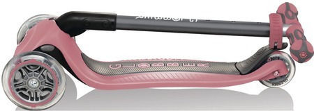 Globber Kids Foldable Scooter Go-Up Deluxe 3-Wheel with Seat for 15 Months Pink