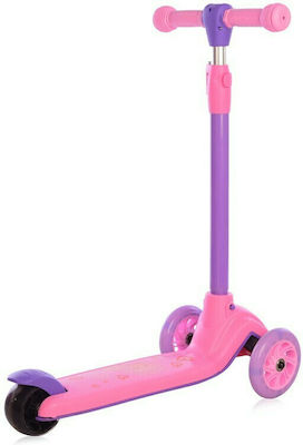 Lorelli Kids Scooter Foldable Tamtam 3-Wheel for 3+ Years Pink