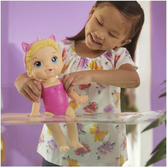 Hasbro Baby Alive Glam Spa Baby Blonde Baby Doll Set for 3 Plus Years 32 cm