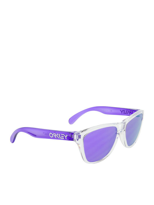 Oakley Frogskins Butterfly Kids Sunglasses with Polarized Transparent Lens